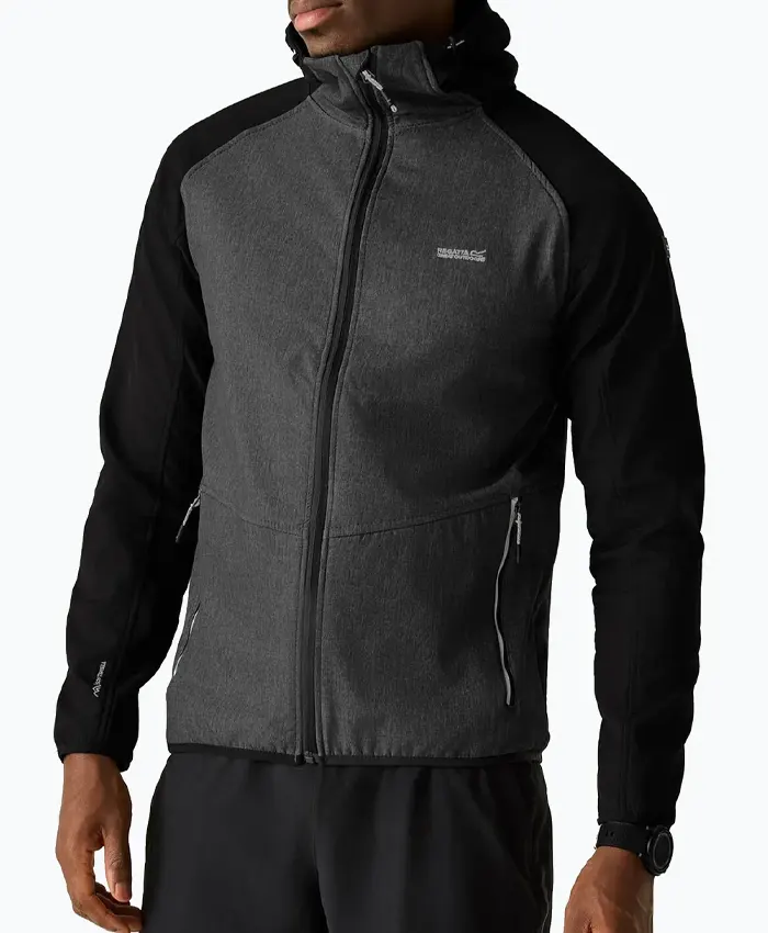 Men's Regatta Arec III Black Softshell Jacket