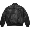 Men's Spider-Man Brand New Day Black Leather Cosplay Halloween Jacket Back