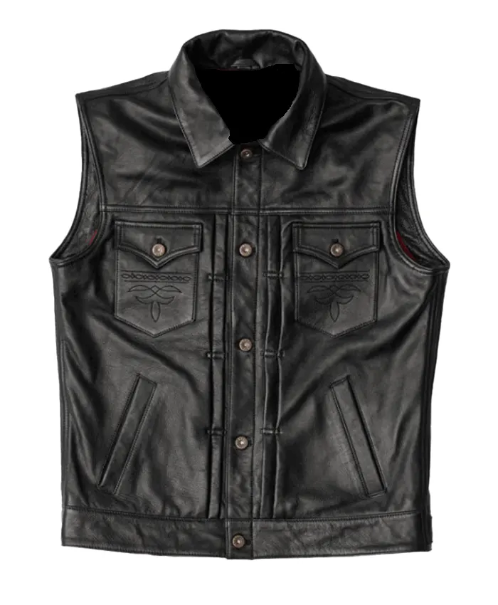 Mens-Virginia-Black-Leather-Vest