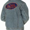 Mens Von Dutch Trucker Denim Jacket Back