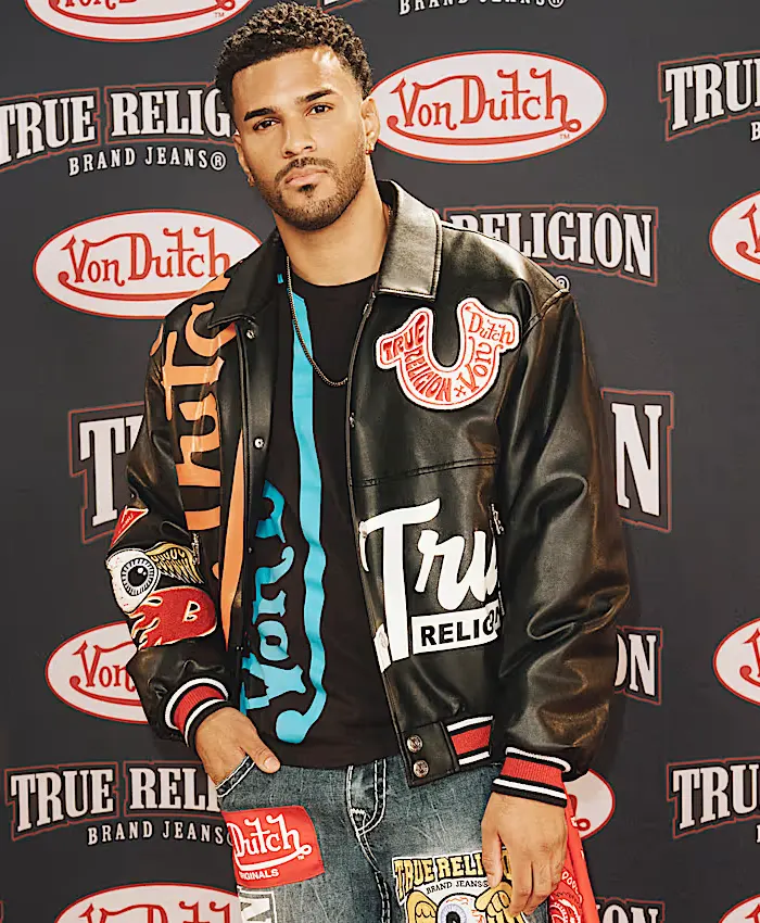 Mens-Von-Dutch-True-Religion-Leather-Jacket