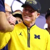 MichiganWolverinesQuarterZipYellowPullover