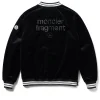 Moncler x Fragment Yugo Embroidered Souvenir Black Bomber Jacket