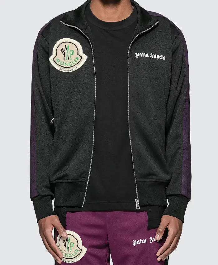 Moncler x Palm Angels Track Jacket Black