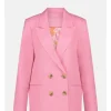 Muireann O’Connell TV-Show Ireland AM 2026 Pink Double Breasted Button Blazer Front