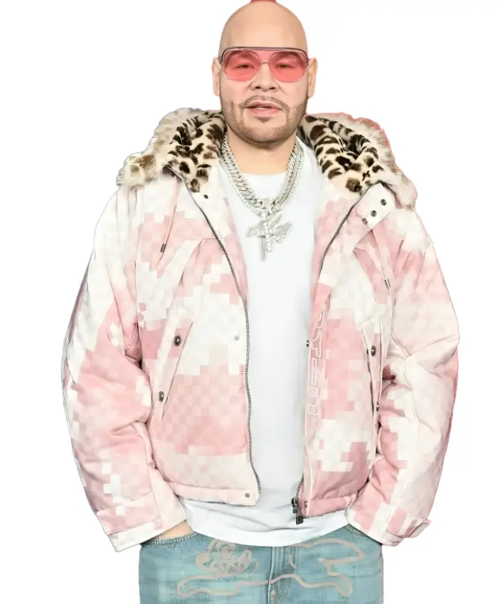 NBA All-Star 2026 Fat Joe Pink Jacket