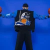 NBA-Jose-Alvarado-SLAM-Kicks-29-Custom-AND1-Black-And-Blue-Varsity-Jacket-back-view