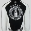NHL Stanley Cup 2026 Champions Carolina Hurricanes Sebastian Aho Lord Stanley Wool Varsity Jacket For Sale