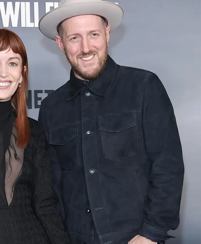 NYC Premiere I Will Find You 2026 Kenna Kennor Black Suede Jacket