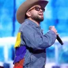 Nacho Mendoza Venezuela Benefit Concert 2026 Blue Denim Jacket