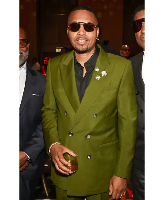 Nas BMI R&B Hip-Hop Awards 2026 Green Blazer
