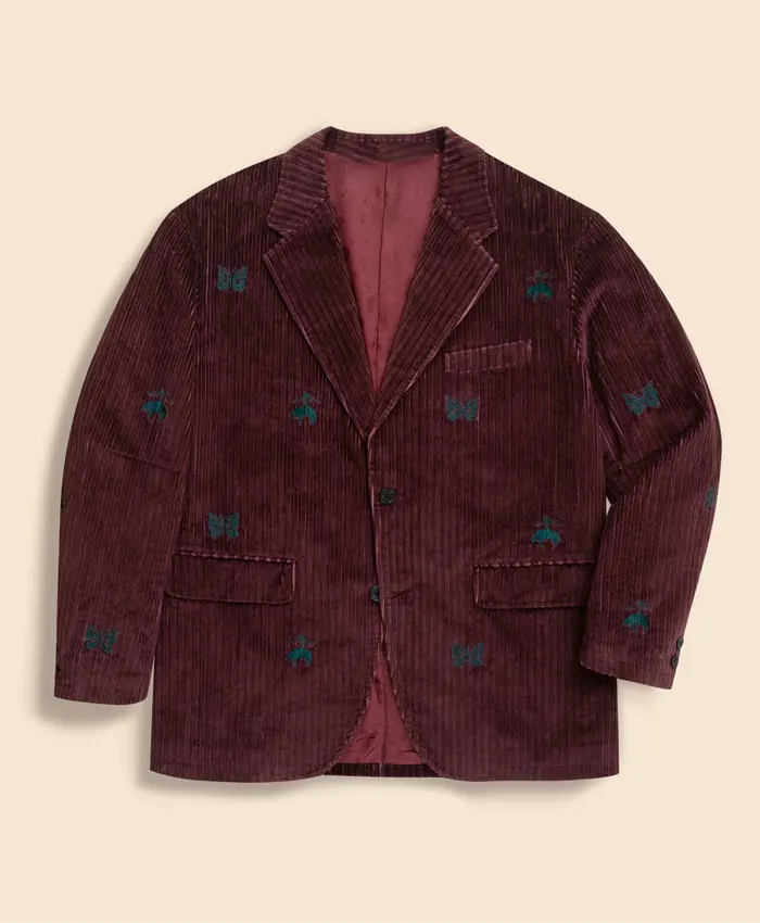 Brooks Brothers x Needles Burgundy Corduroy Jacket