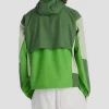 New Balance Better Run Water Resistant Green Jacket With Hood