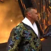 Nick Aldis WWE SummerSlam 2026 Minnesota Black Floral Embroidered Satin Bomber Jacket