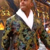 Nick Aldis WWE SummerSlam 2026 Minnesota Black Floral Embroidered Satin Bomber Jacket For Sale