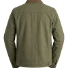 Nick Robinson Movie Voicemails Of Isabelle 2026 Broadcast Olive Green Cotton Jacket Back