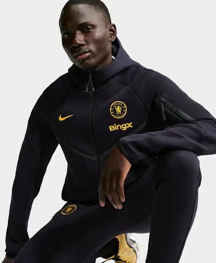 Nike Chelsea Tech Black Fleece Full-Zip Hoody 2026 2027