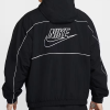 Nike Club Men's Athlete Hooded Jacket Black White White
