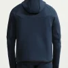 Nike Tech Men's Black Fleece Windrunner Full ZIP Jacket Back
