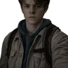 Oakes Fegley TV Series Dark Matter 2026 Charlie Dessen Beige Cotton Jacket Front View