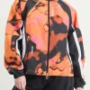 Orange Nike Project Frog Liquify Track Jacket For Women