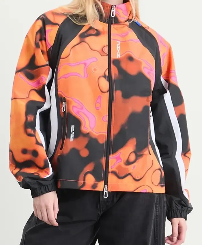 Orange Nike Project Frog Liquify Track Jacket For Women