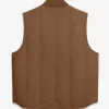 Oregon Ducks Nike Padded Brown Vest Back