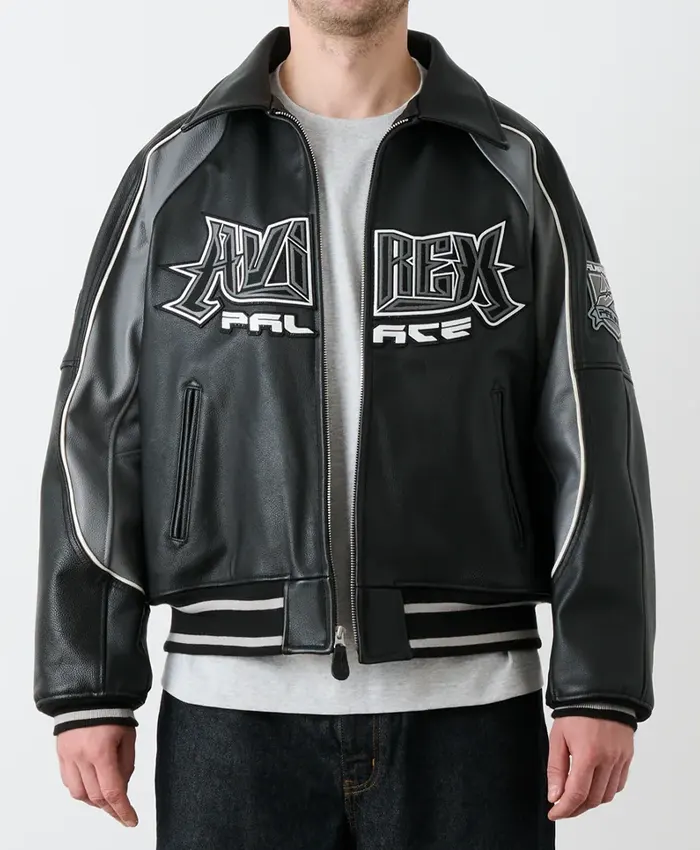 Palace Avirex Mens Jacket Black