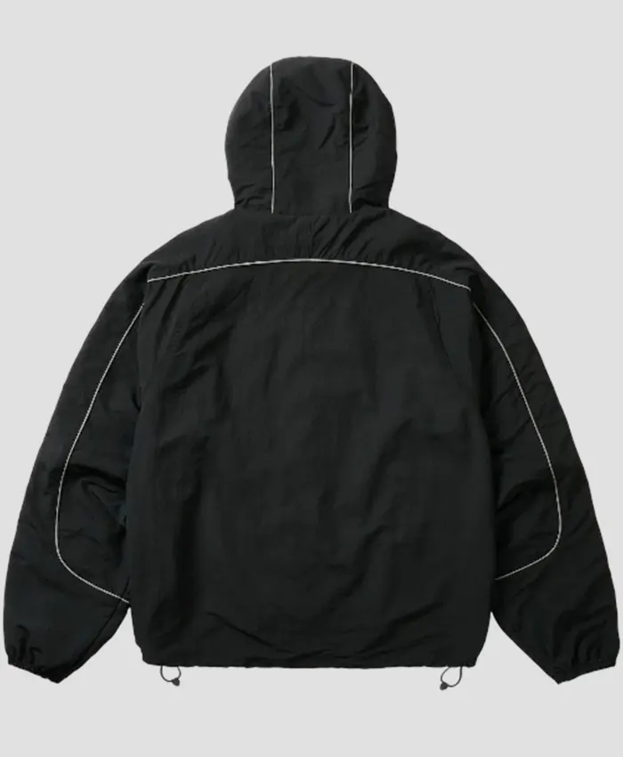 Palace Black Piped Hooded Shell Jacket Back