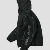 Palace Piped Hooded Black Shell Jacket With Hood