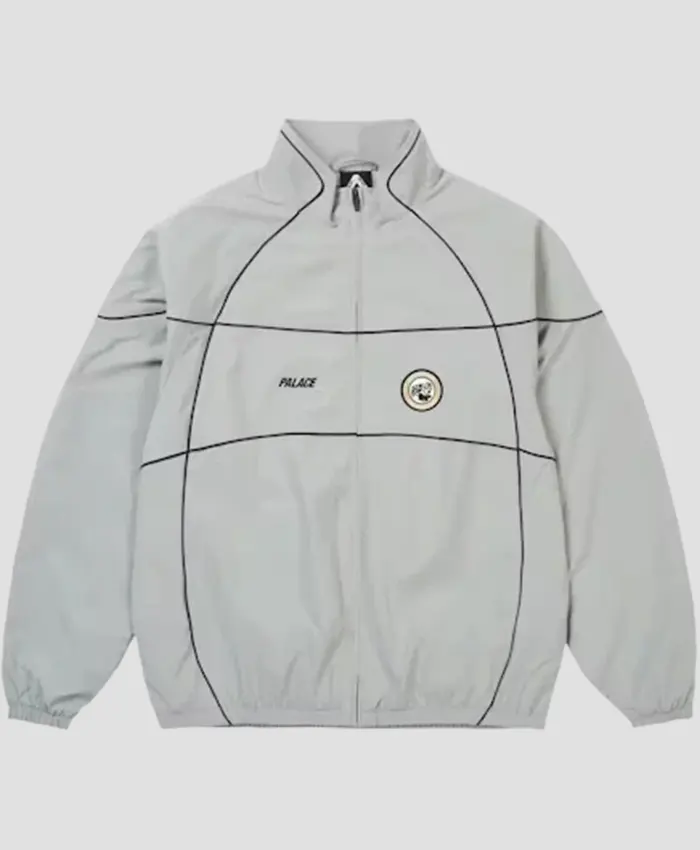 Palace Pro Team Piped Grey Shell Jacket