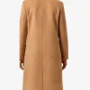 Pamela Movie Nightborn 2026 Brown Wool Coat Back