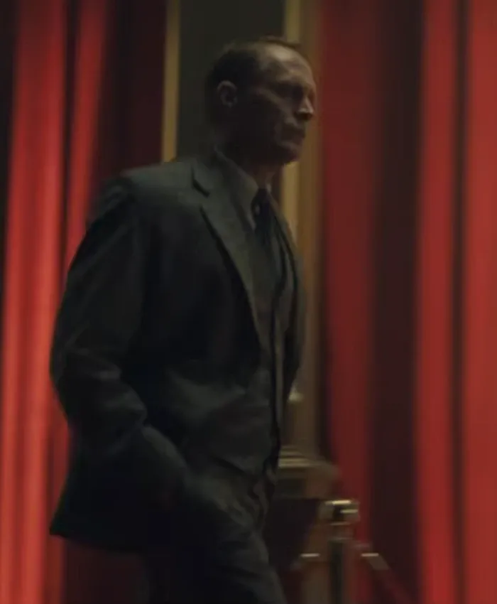 Paul Bettany TV Series Visionquest 2026 Vision Grey Blazer Side View