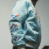 Peace Collective Toronto Blue Jays Satin Varsity Jacket