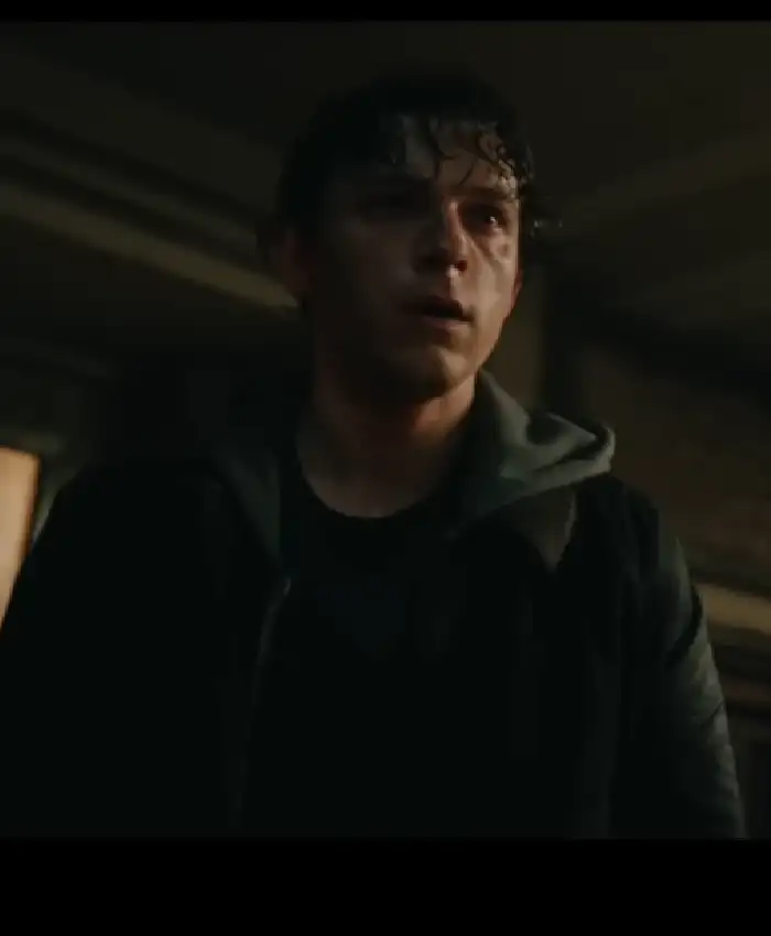 Peter Parker Movie Spider-Man Brand New Day 2026 Tom Holland Black Cotton Jacket For Sale