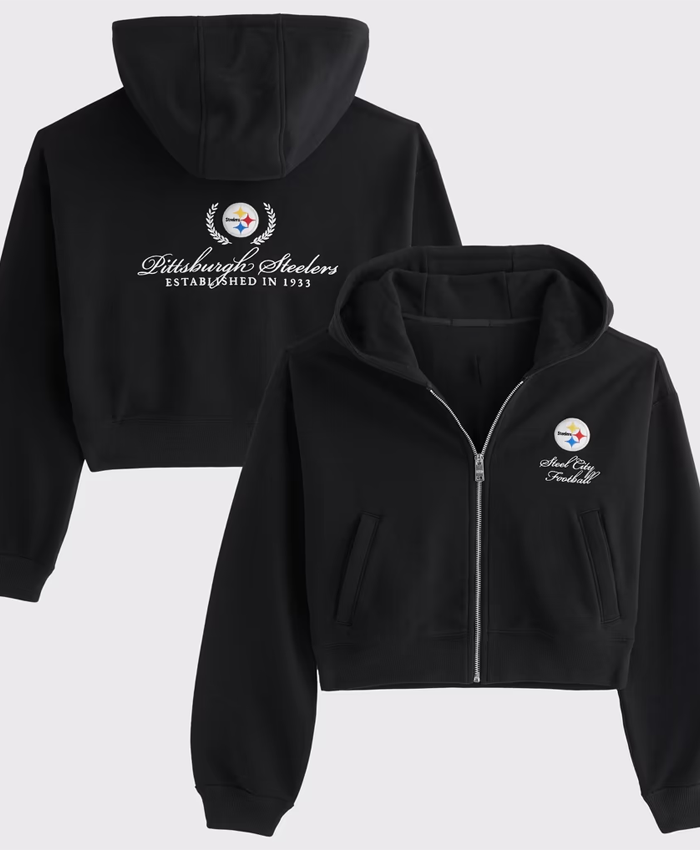 Pittsburgh-Steelers-Abercrombie-Fitch-Black-Full-Zip-Hooded-Jacket