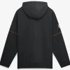 Pittsburgh Steelers Nike Sideline Black Anorak Half-Zip Hooded Jacket Back