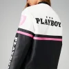 Playboy Missguided Color Block Leather Jacket