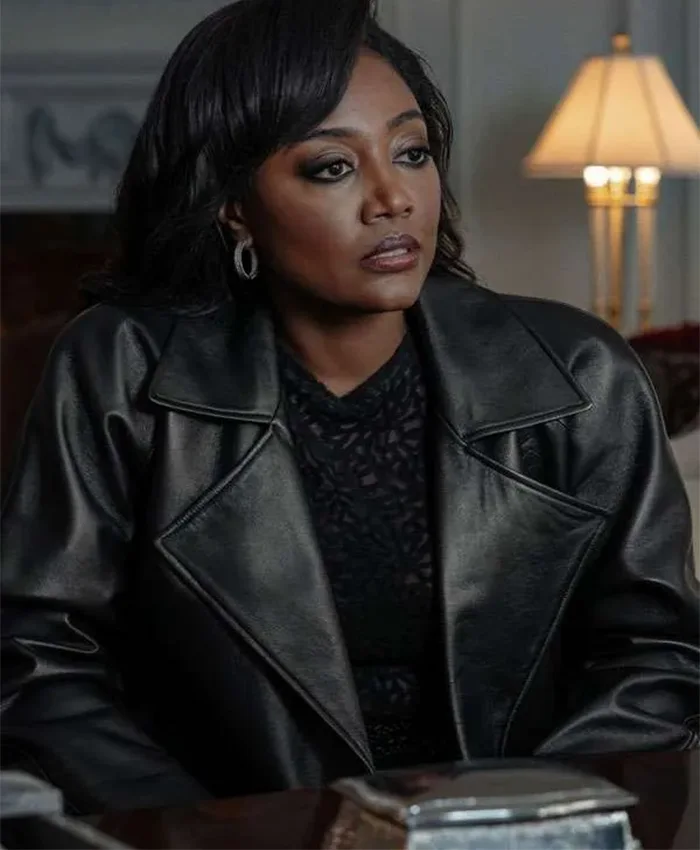 Power Book III Raising Kanan S05 Raquel Thomas Leather Coat