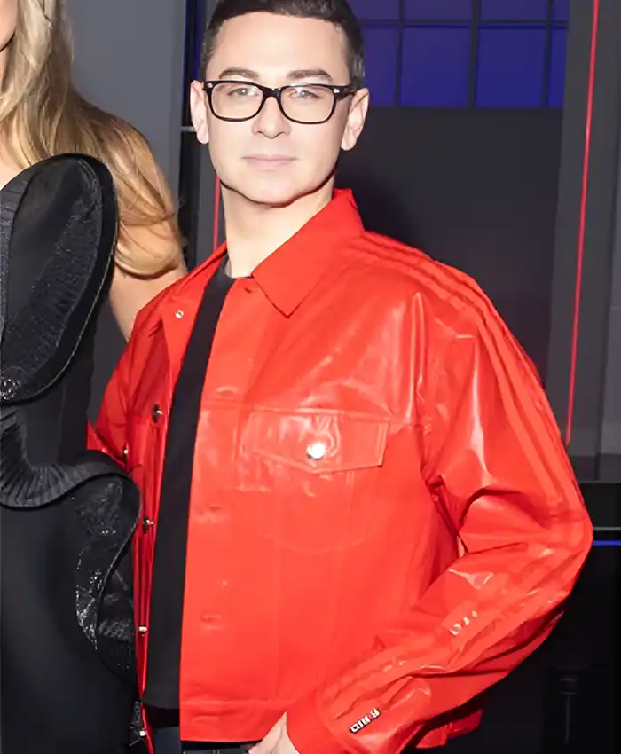 Project Runway S22 Christian Siriano Red Jacket