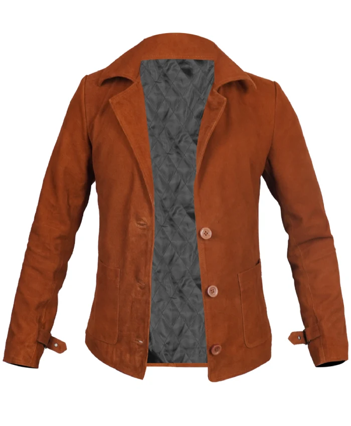 Ransom Canyon S02 Quinn O’Grady Brown Suede Jacket