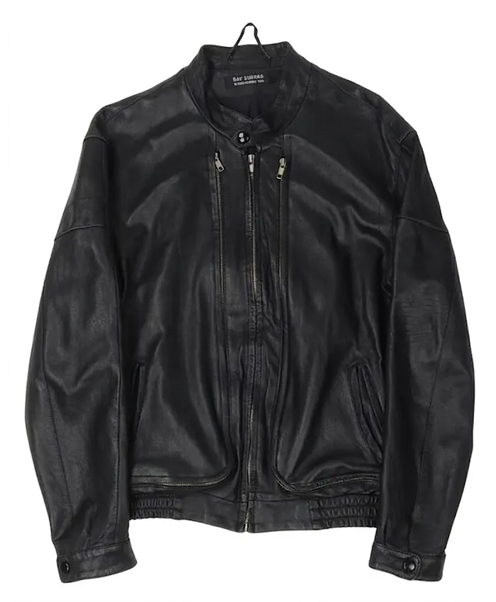 Raf Simons SS00 Summa Cum Laude Triple Zip Leather Jacket