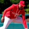 Rafael Marchan Philadelphia Phillies Catcher 2026 Red Hooded Vest