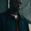 Raphael Sowole TV Series The Crow Girl 2026 Alex Kilburn Blue Quilted Jacket
