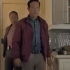 Reacher S04 Jacob Merrick Burgundy Jacket