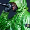 Reading Festival Skepta Stone Island Green Rain Hooded Jacket For Sale