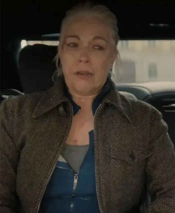 Ride or Die S01 Hannah Waddingham Wool Jacket