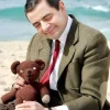Rowan Atkinson “MR Bean” Signature Brown Suit Front View