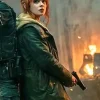 Sadie Sink Movie Spider-Man Brand New Day 2026 Green Hooded Jacket