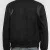 Saint Laurent Teddy Black Bomber Jacket Back